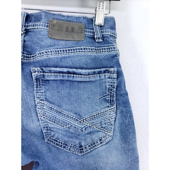 BKE Alec Straight Leg Jeans Mens Size 29R Medium Wash Denim Stretch - Picture 3 of 11